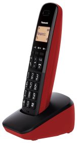 PANASONIC KXTGB610JTR - KXTGB610JTR 0545940 CORDLESS 1.4" MEM.50NUM. CALL BLOCK RED