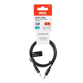 EKON ECAJACKX10MMK - Audio Kabel 3,5mm 1 m
