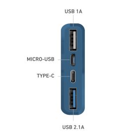 SBS TTBB10000FASTA - Power Bank 10.000mAh Azzurro