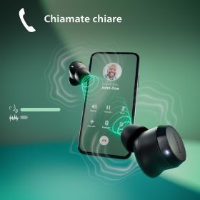 PHILIPS TAT1209WT - True Wireless Kopfhörer mit Dynamischem Bass