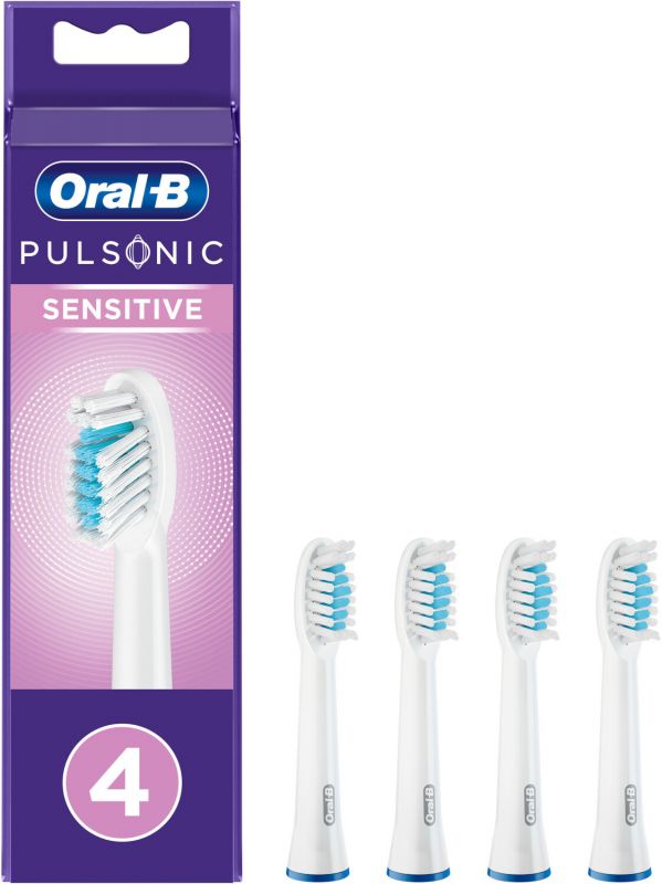 BRAUN Oral-B EB Pulsonic Sensitive 2er Ersatz-Zahnbürsten / Aufsteckbürsten