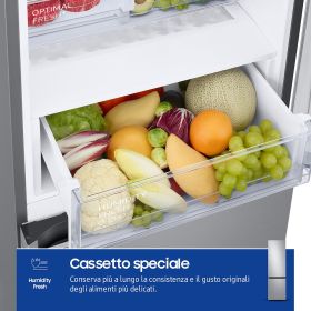SAMSUNG RB38C607AS9EF - Kombikühlschrank 387L Edelstahl