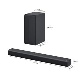 LG S60Q - Soundbar 2.1 Dolby Atmos 300W