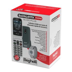 BEGHELLI 9200 - 9200 0694438 CELL.SENIOR QB FLIP 2.8" VIVAVOCE PHONE SLV20 PLUS