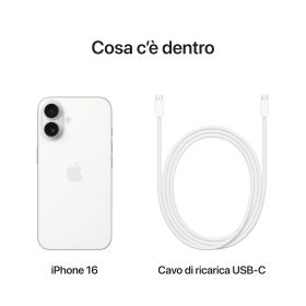 APPLE MYEF3QLA - iPhone 16 256GB Weiß