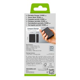 SBS TTBB10000MINIK - Power Bank 10000mAh mit 3 USB-Anschlüssen