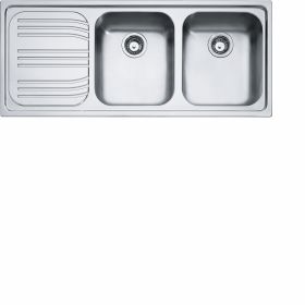 FRANKE RRX621LHDC - Lavello 2 Vasche Acciaio
