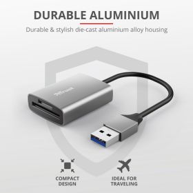 TRUST 24135 - USB 3.2 Kartenleser kompakt