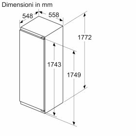 BOSCH KIL82NSE0 - KIL82NSE0 Einbau Kühlschrank mit Gefrierfach