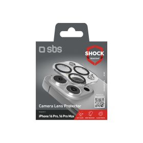SBS TECAMGLIP16PK - Glas für iPhone 16 Pro Kamera
