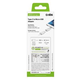 SBS TEADAPTC - Adapter Micro USB auf Type-C