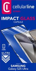 CELLULAR LINE TEMPGCABGALS25UK - Pellicola Vetro Temperato Galaxy S25 Ultra
