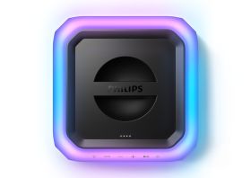 PHILIPS TAX7207 - Bluetooth Lautsprecher 80W mit LED