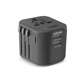 SBS TEADAPT2USBTCPD20UNI - Adattatore da viaggio 2USB-A 1USB-C