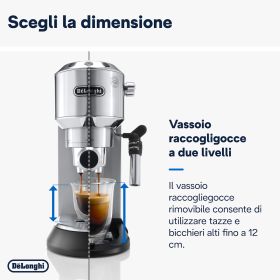 DE LONGHI EC685M - Macchina caffè espresso DEDICA EC685.M