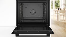BOSCH HBA534BB3 - Bosch HBA534BB3 Einbaubackofen Serie 4 Schwarz