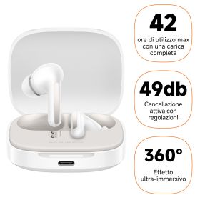 XIAOMI BHR9250GL - Xiaomi Redmi Buds 6 Auricolari True Wireless Bianchi