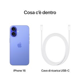 APPLE MYEC3QLA - iPhone 16 128GB Ultramarin Blau