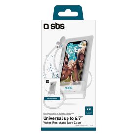 SBS TEWATEREASY55W - Custodia Water Resistant per Smartphone Nero