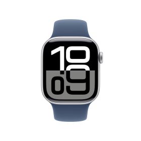 APPLE MWWC3QLA - Apple Watch 10 GPS 42mm Silber Denim