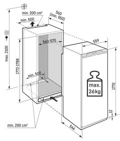 LIEBHERR IRBD5120 - Einbaukühlschrank mit BioFresh