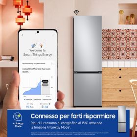 SAMSUNG RB38C607AS9EF - Kombikühlschrank 387L Edelstahl