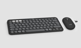 LOGITECH 920012221 - Set Tastiera e Mouse Pebble 2