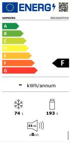 SAMSUNG BRB26600FWWEF - Kombikühlschrank No Frost mit 193L