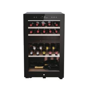 HAIER HWS42GDAU1 - Weinkühlschrank für 42 Flaschen Schwarz