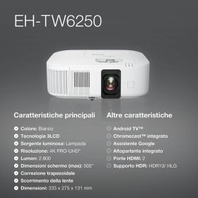 EPSON V11HA73040 - Videoproiettore 4K PRO-UHD Epson