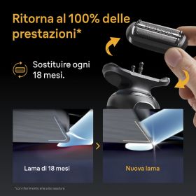BRAUN 54B 0728791 TESTINA DI RICAMBIO PER SERIES 5
