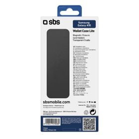 SBS TEBKLITESAA10K 0525308 COVER WALLET IN PU PER SAMSUNG A10 NERO