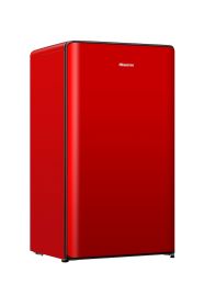 HISENSE RR106D4CRE - Roter 82L Kühlschrank mit Gefrierfach