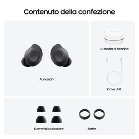 SAMSUNG SMR400NZAAITV - Samsung Galaxy Buds FE Graphit