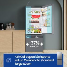 SAMSUNG RB50DG602ES9EF - Frigorifero Combinato Air Space 508LT