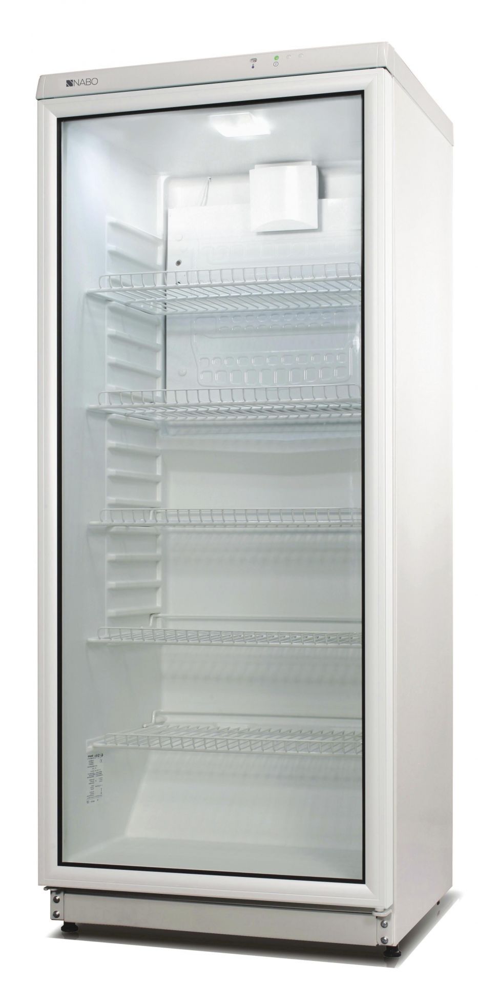 Nabo FK2755 Stand-Flaschenkühlschrank mit Glastür
