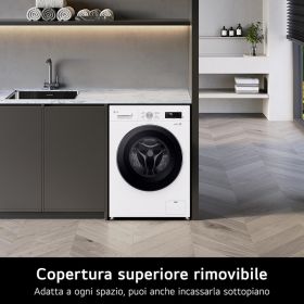 LG F4NX1008NWK - Smart Waschmaschine 8 kg A Klasse Wi-Fi
