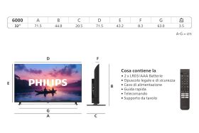 PHILIPS 40PFS6000 - TV LED 40" FHD