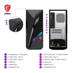 MSI 00-B93851-2411 - PC I-DESK I7-14700F