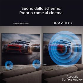 SONY K55XR8M25BP - K55XR8M25BP 0721309 TV QD-OLED 55"UHD 4K DVBT2/S2 SMART GOOGLE TV