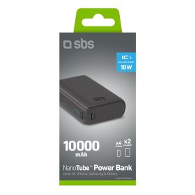 SBS TTBB10000MINIK - Power Bank 10000mAh mit 3 USB-Anschlüssen