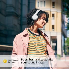 SONY WHCH520W - Cuffie Bluetooth con driver da 30mm