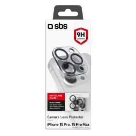 SBS TECAMGLIP15PK - Kratzschutzglas für iPhone 15 Pro