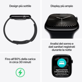 APPLE MWWM3QLA - Apple Watch 10 GPS 46mm Silber Denim