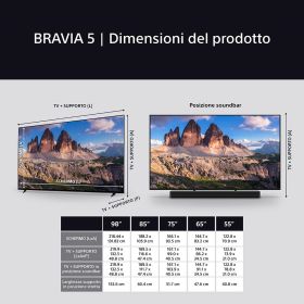SONY K55XR55B - K55XR55B 0721312 TV MINILED 55"UHD 4K DVBT2/S2 SMART GOOGLE TV
