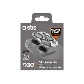 SBS TED3OCAMGLIP16P - D3O Kamera Schutzfolie für iPhone 16