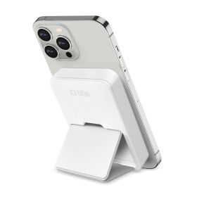 SBS TEBB5000MAGSTANDW - Powerbank Mag 5000mAh mit Halterung