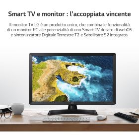 LG 24TQ510SPZ - 24" Smart TV Monitor
