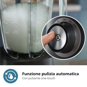 PHILIPS HR3041 - HR3041 0687475 FRULLATORE 1200W BICCH.2LT NERO