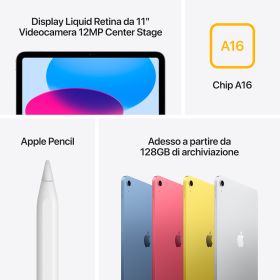 APPLE MD3Y4TYA - 11 Zoll iPad Wi-Fi 128GB in Silber